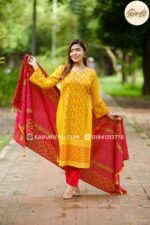 Arohi - Premium 100% Cotton 3-Piece - Unstitched - Image 5