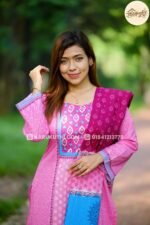 Mayabi - Premium 100% Cotton 3-Piece - Unstitched - Image 4