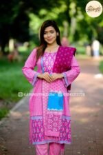 Mayabi - Premium 100% Cotton 3-Piece - Unstitched