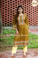 Neelanjona - Premium 100% Cotton 3-Piece - Unstitched - Image 4