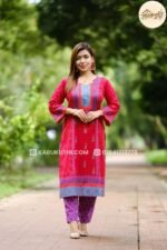 Rupkotha - Premium 100% Cotton 3-Piece - Unstitched - Image 4